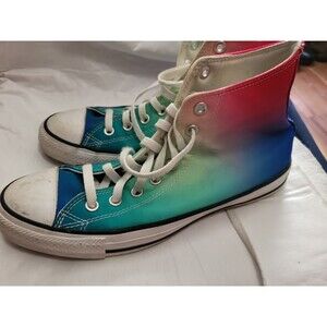 Size 8 - Converse Chuck Taylor All Star High Psychedelic Hoops - Multi-Color